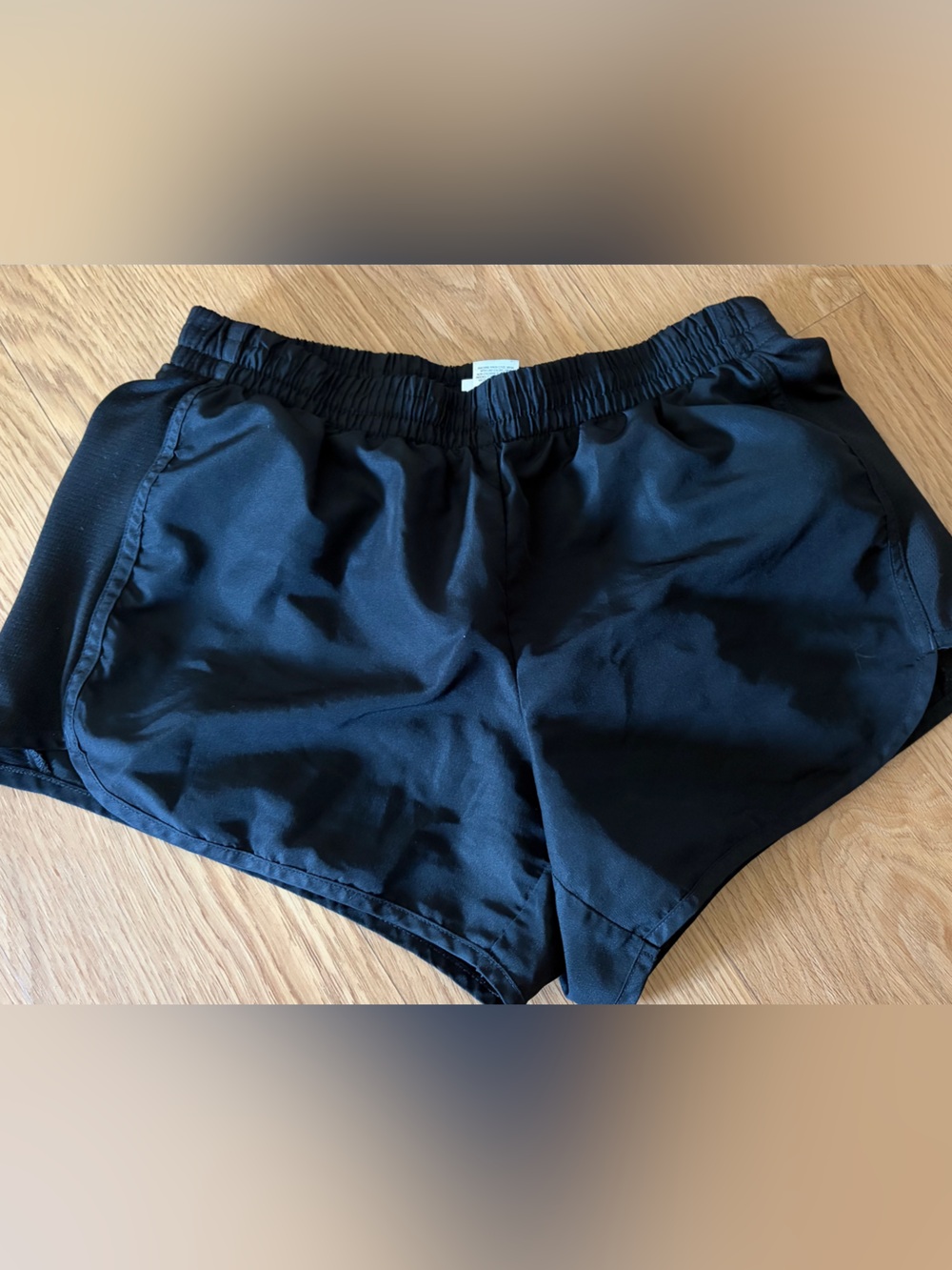 Women's Black Athletic Shorts - Classic Comfort runners shorts built in under